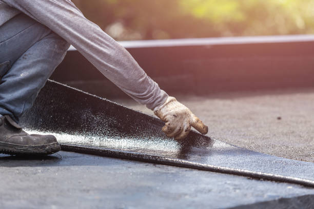 Professional Basement Waterproofing technician working in Highland, IN